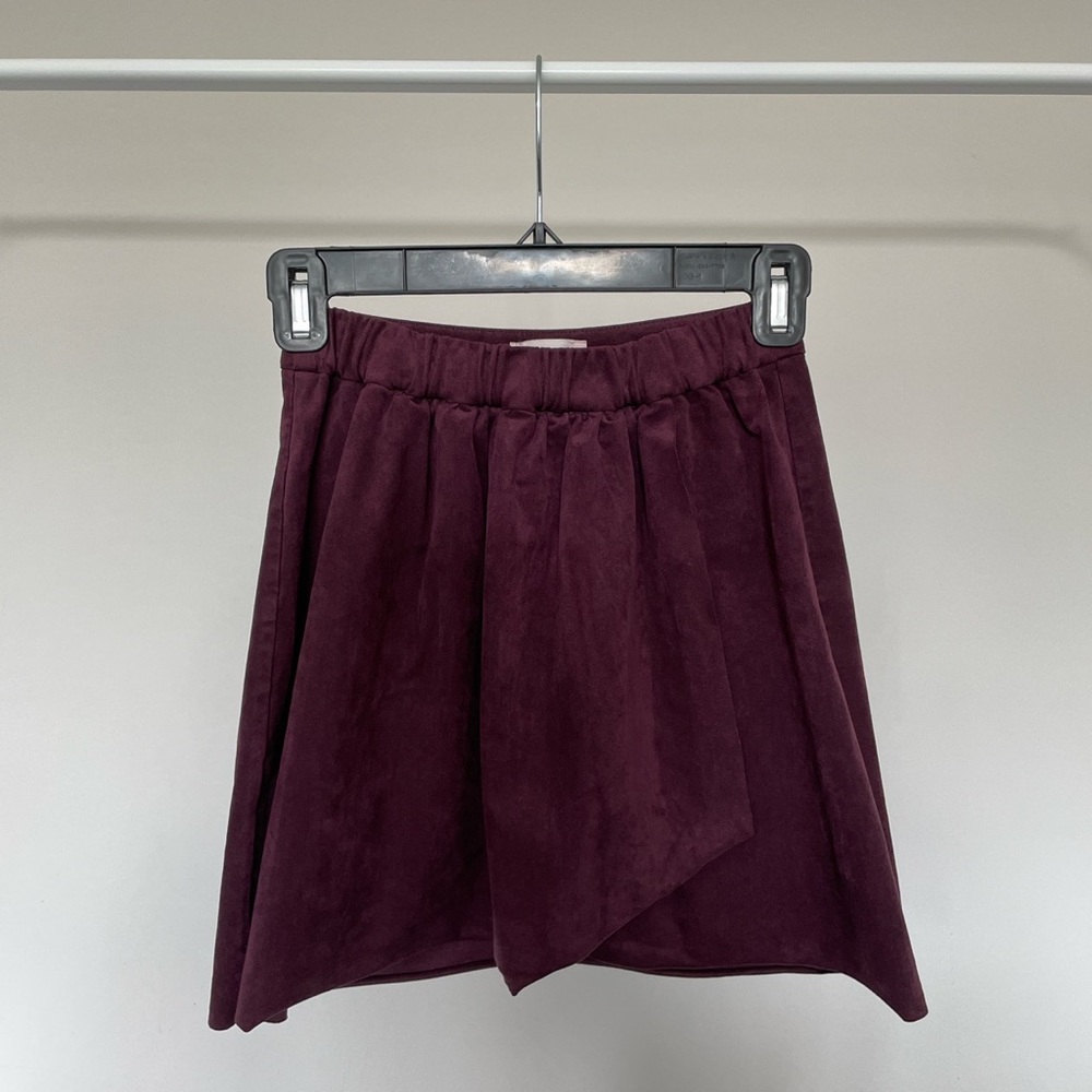 Aritzia Wilfred Free Suede Skirt